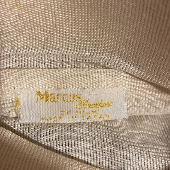 Vintage Marcus Brothers Woven Raffia Zippered Make Up Pouch - Picture 4 of 7